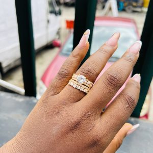Wedding bands 005 size adjustable