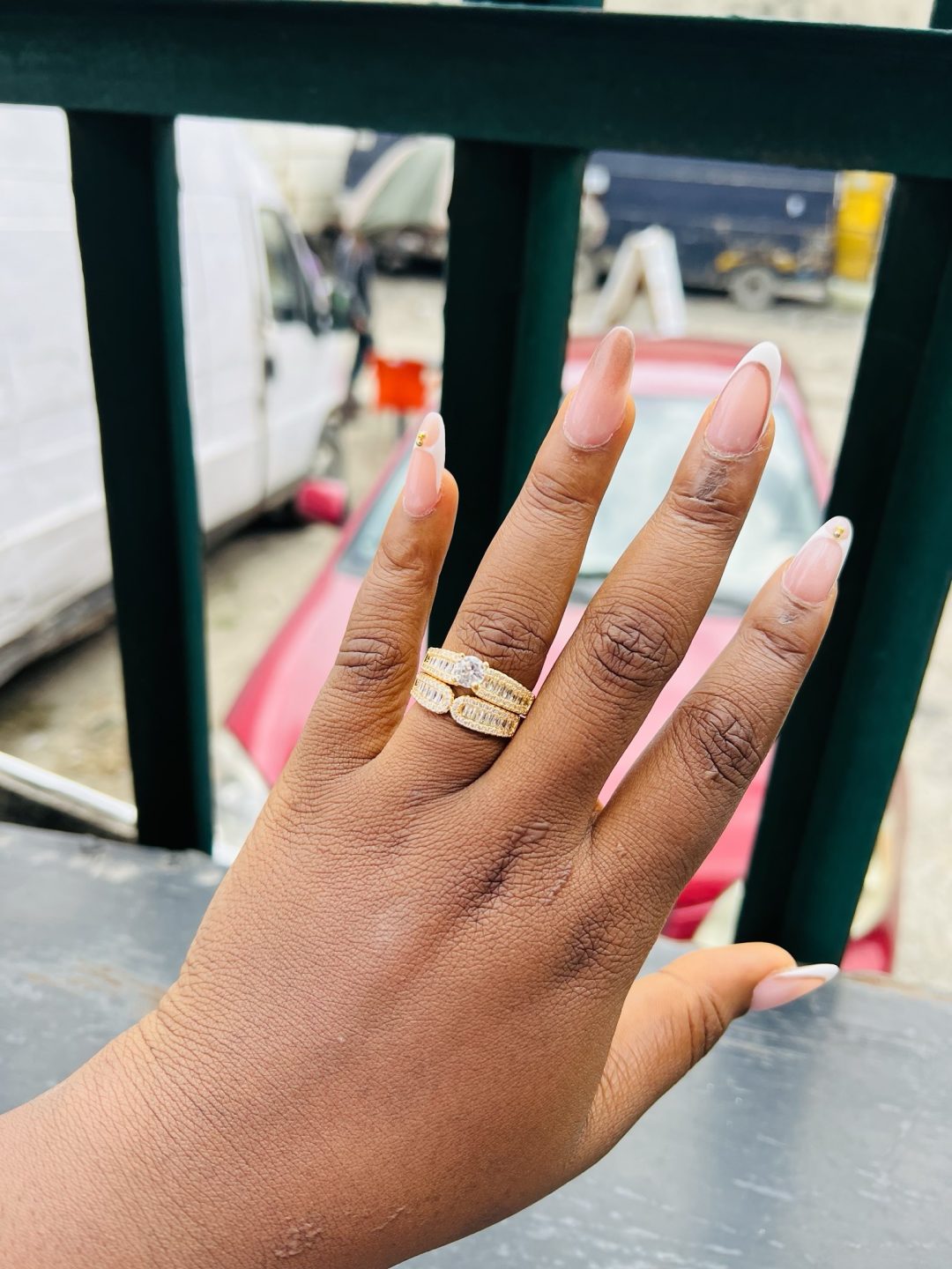 Wedding bands 006 size 10 - Image 2
