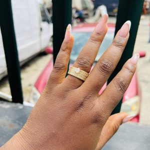 Wedding bands 009 size 10