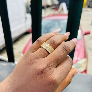 Wedding bands 009 size 10