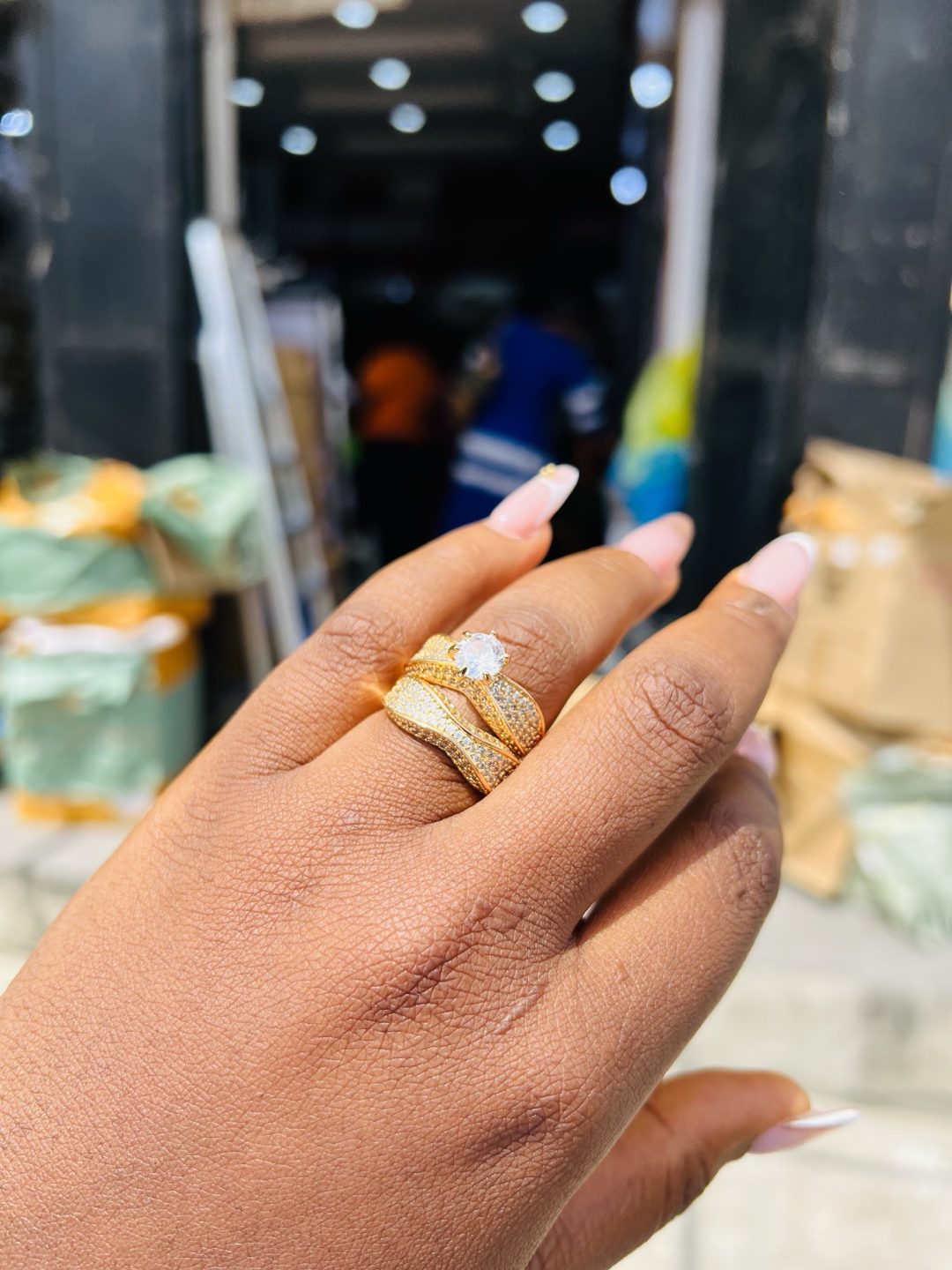 A Wedding bands 001 size 10 - Image 3