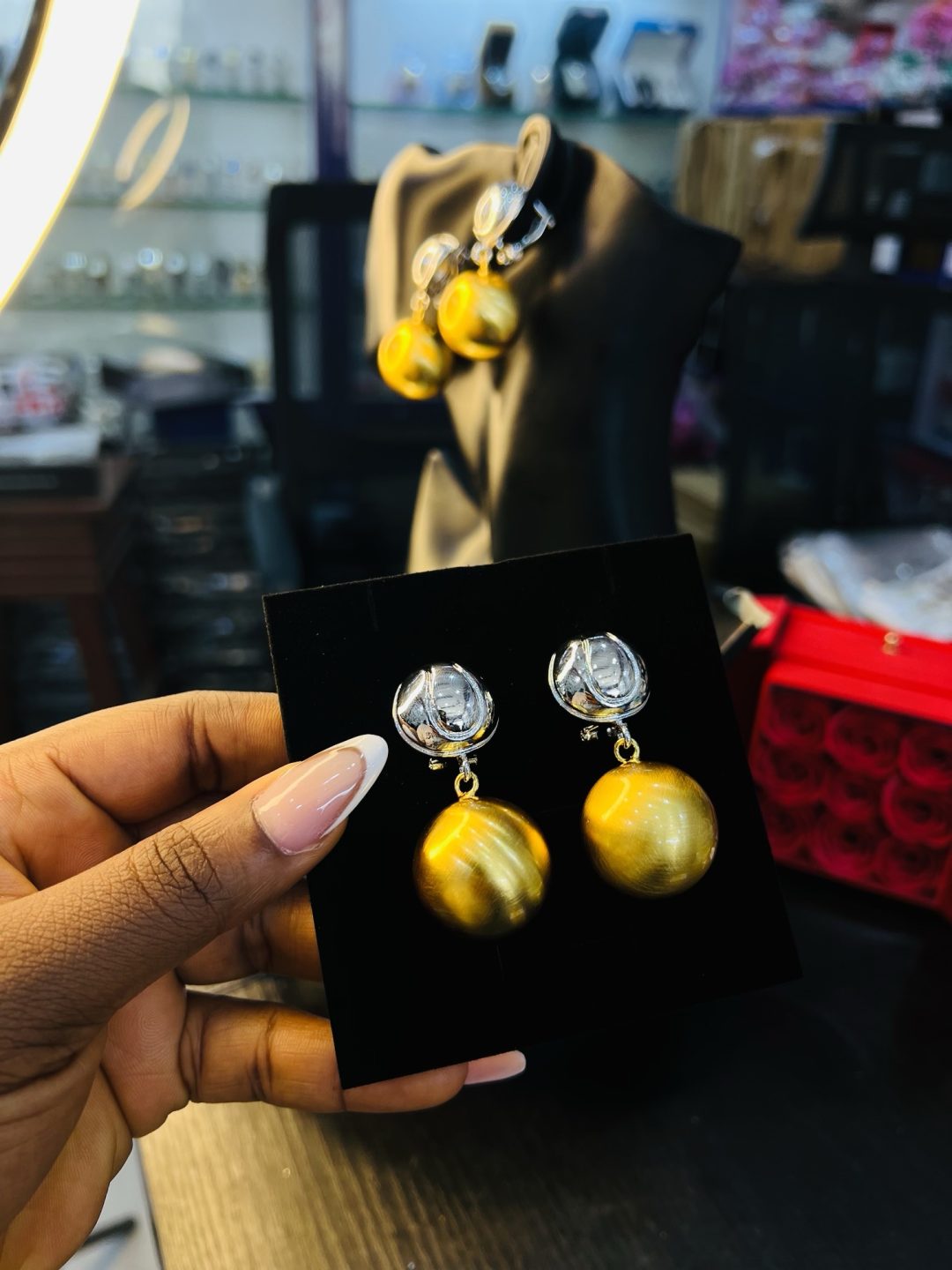 Sunnice gold earrings 004