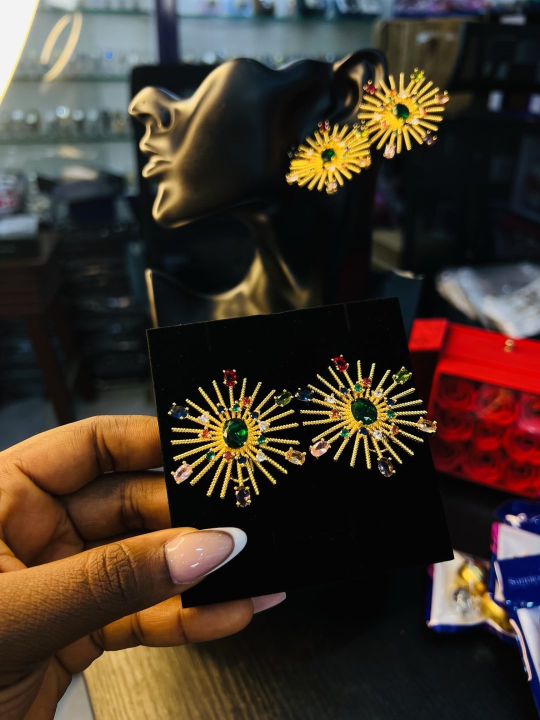 Sunnice gold earrings 005 - Image 2