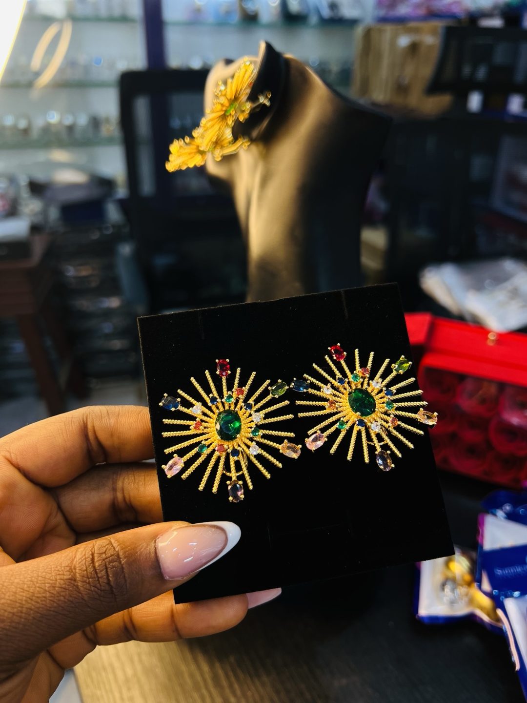 Sunnice gold earrings 005