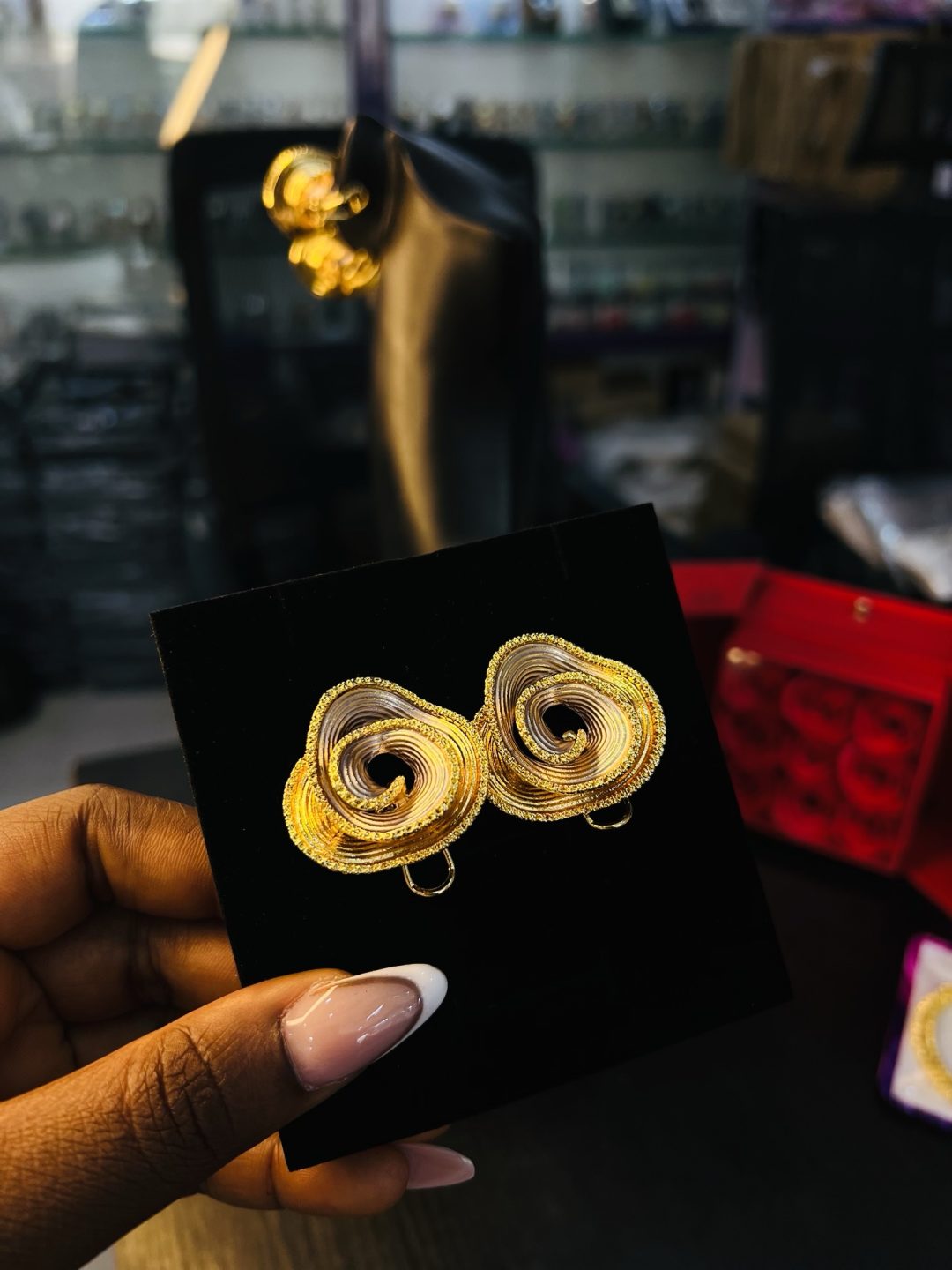Sunnice gold earrings 006