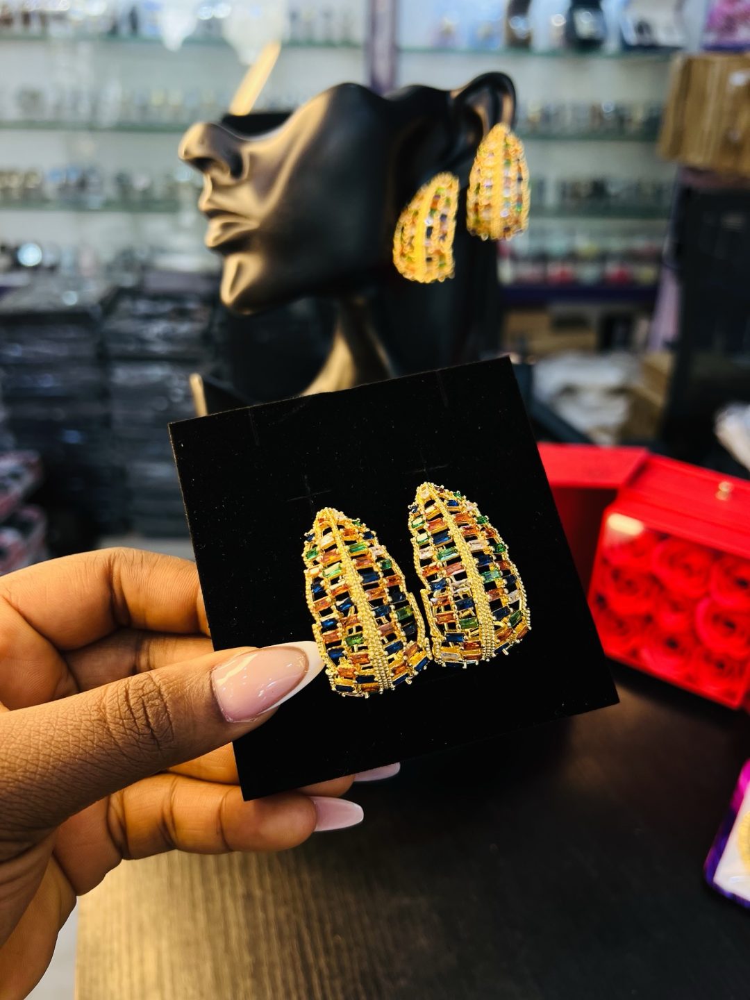Sunnice gold earrings 007