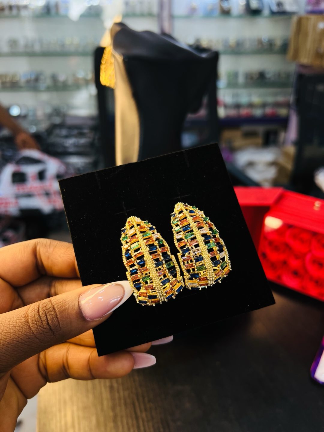 Sunnice gold earrings 007 - Image 2
