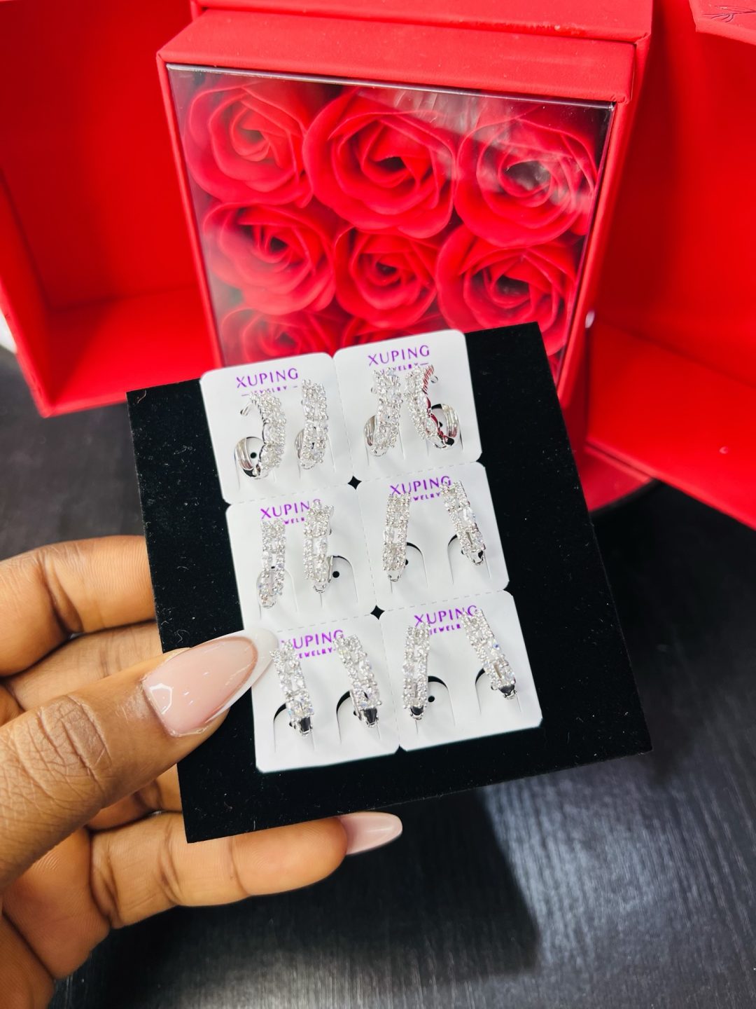 A pair of Xuping earrings 002