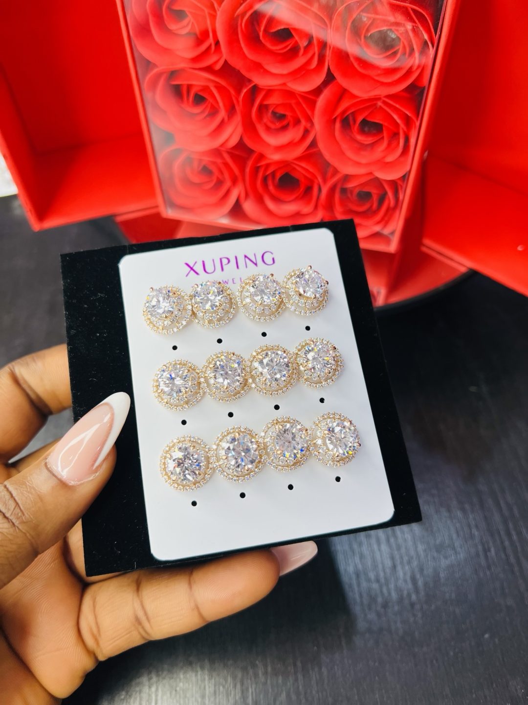 A pair of Xuping earrings 003