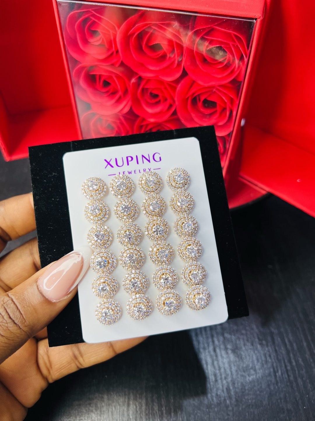 A pair of Xuping earrings 005
