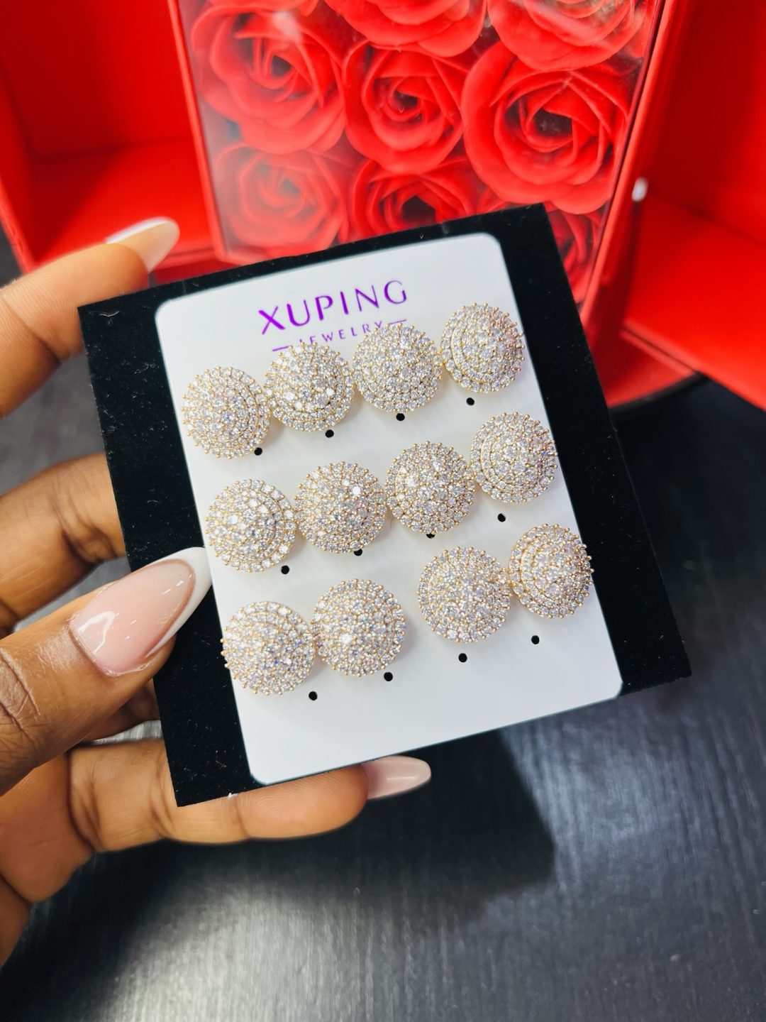 A pair of Xuping earrings 007