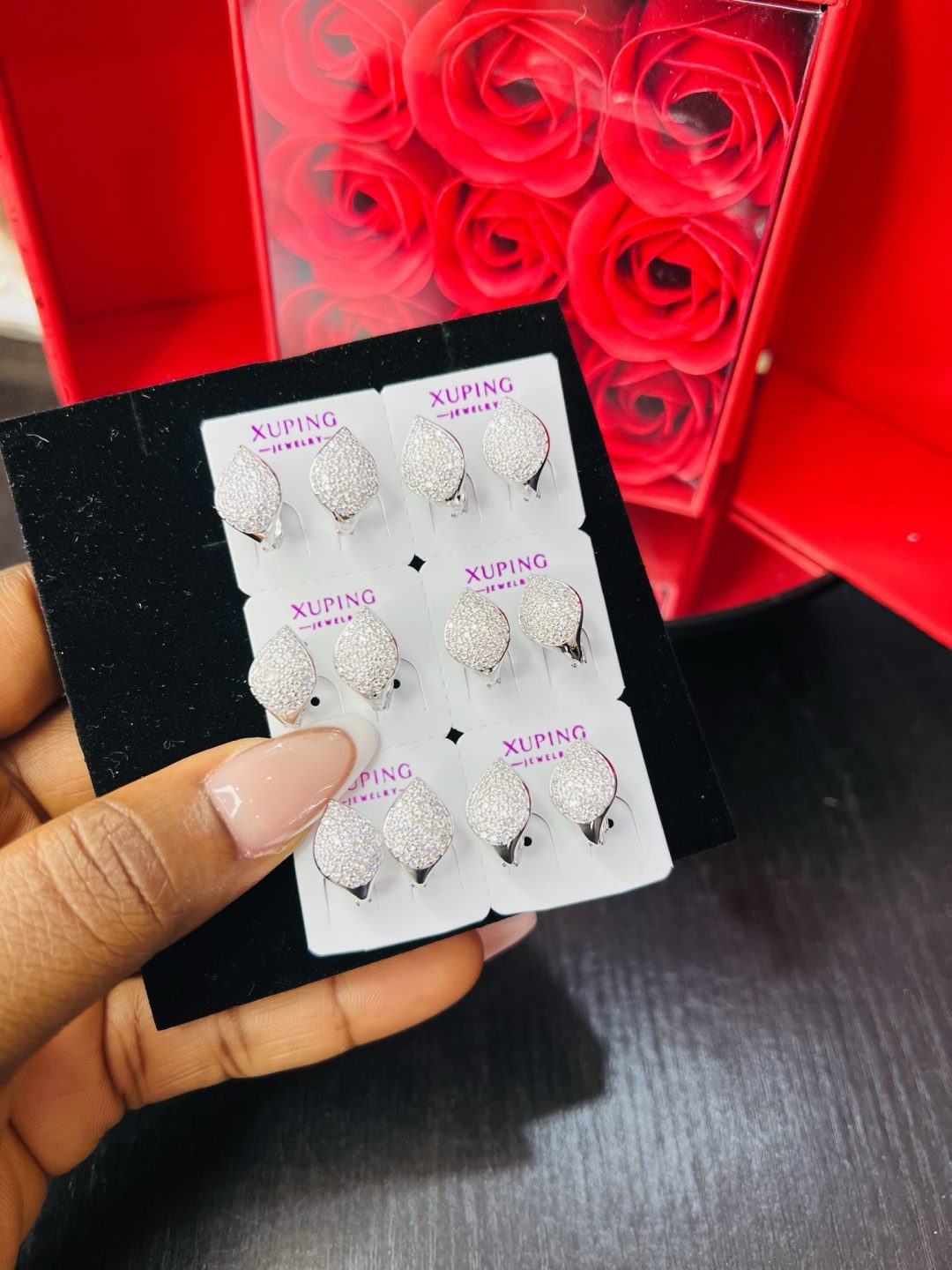 A pair of Xuping earrings 016