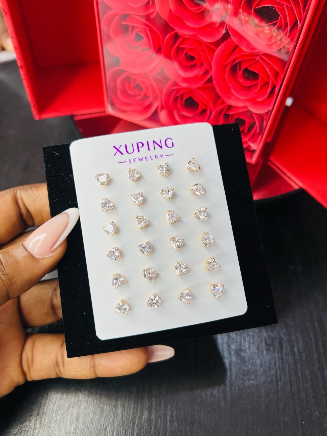 A pair of Xuping earrings 018