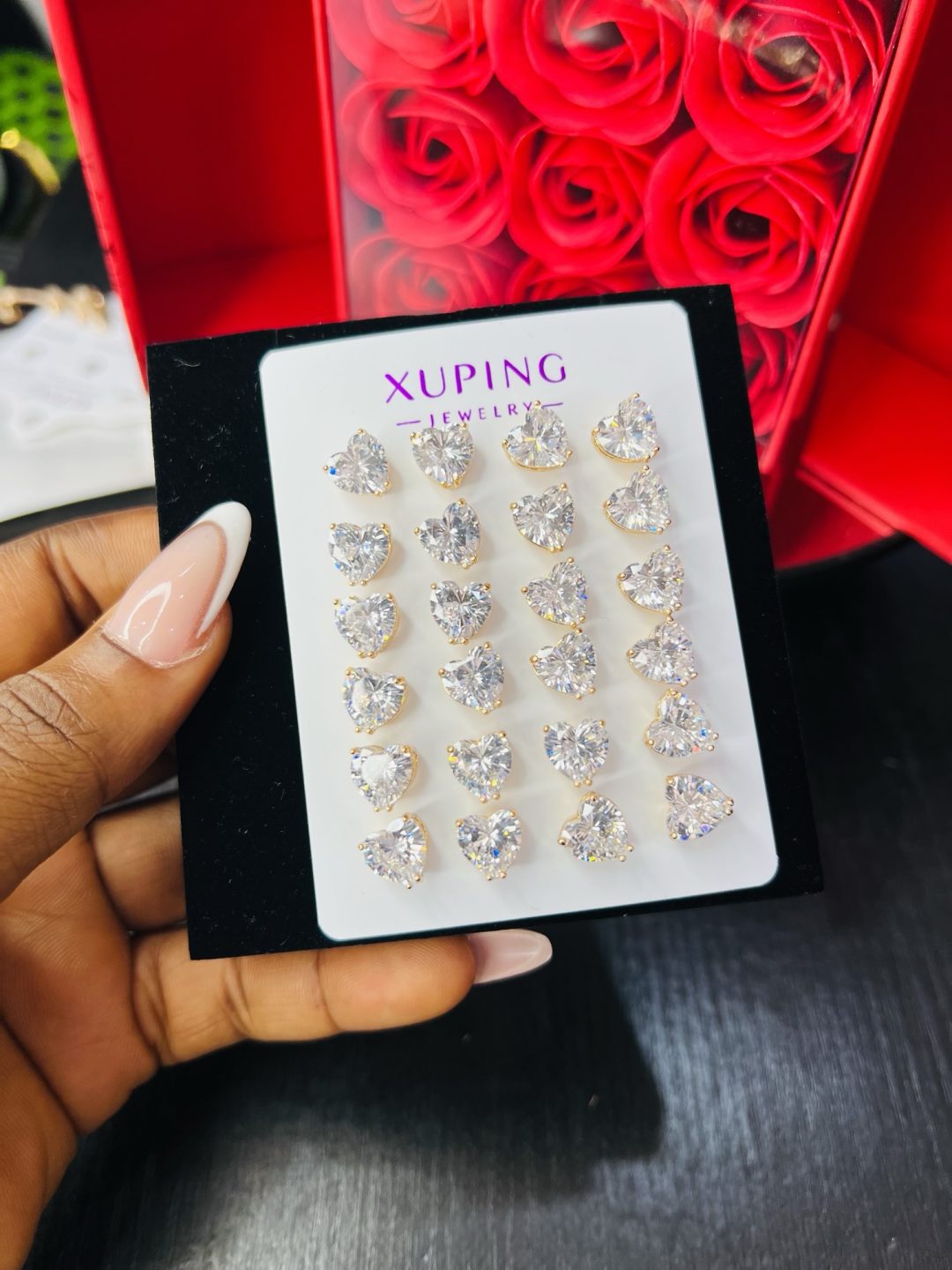 A pair of Xuping earrings 019