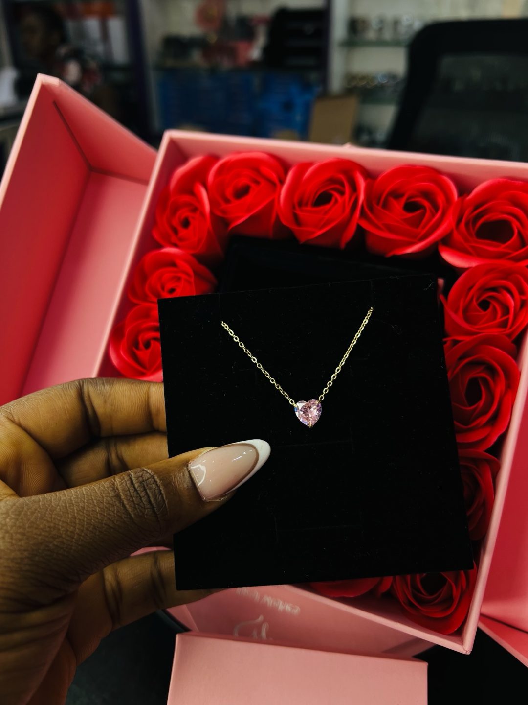 Pandora style love gold necklace - Image 2