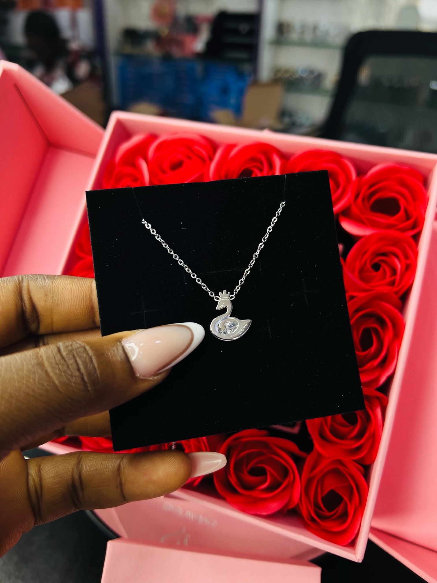 Swarovski Silver necklace