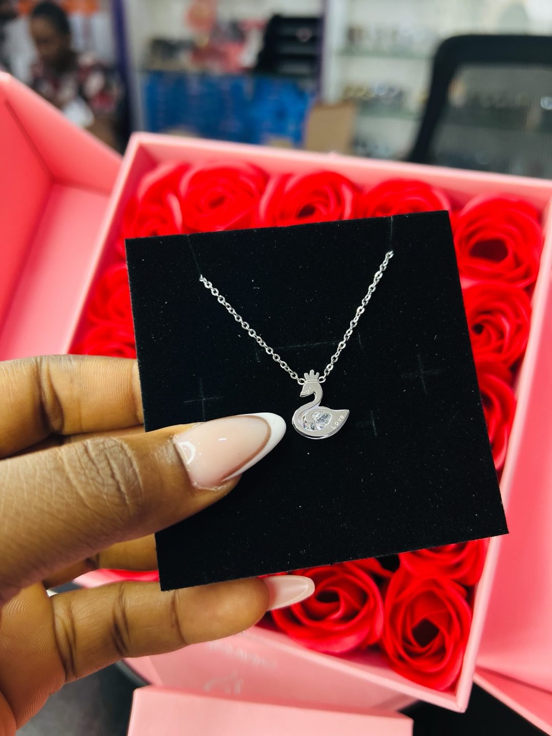 Swarovski Silver necklace - Image 2