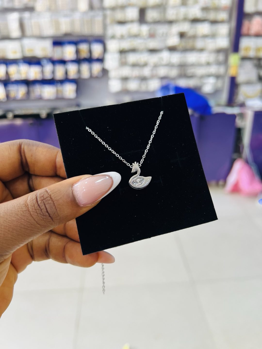 Swarovski Silver necklace - Image 4