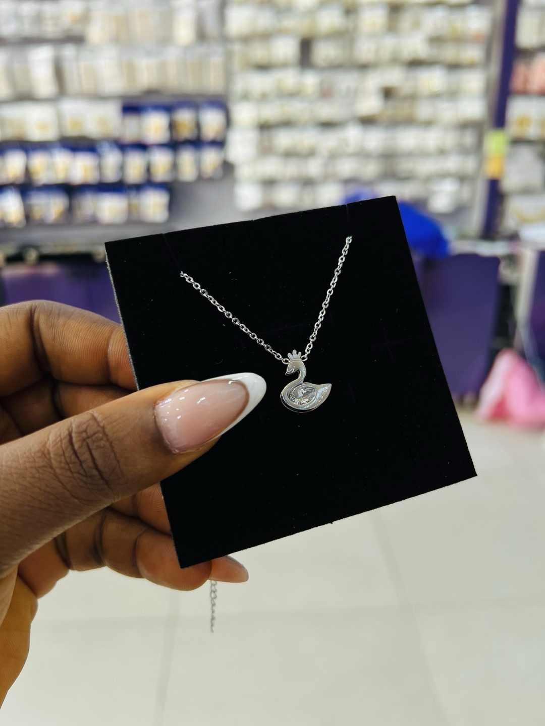 Swarovski Silver necklace - Image 6