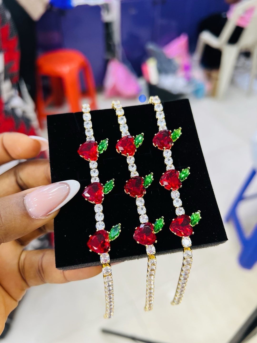 Cherry tennis bracelet - Image 6
