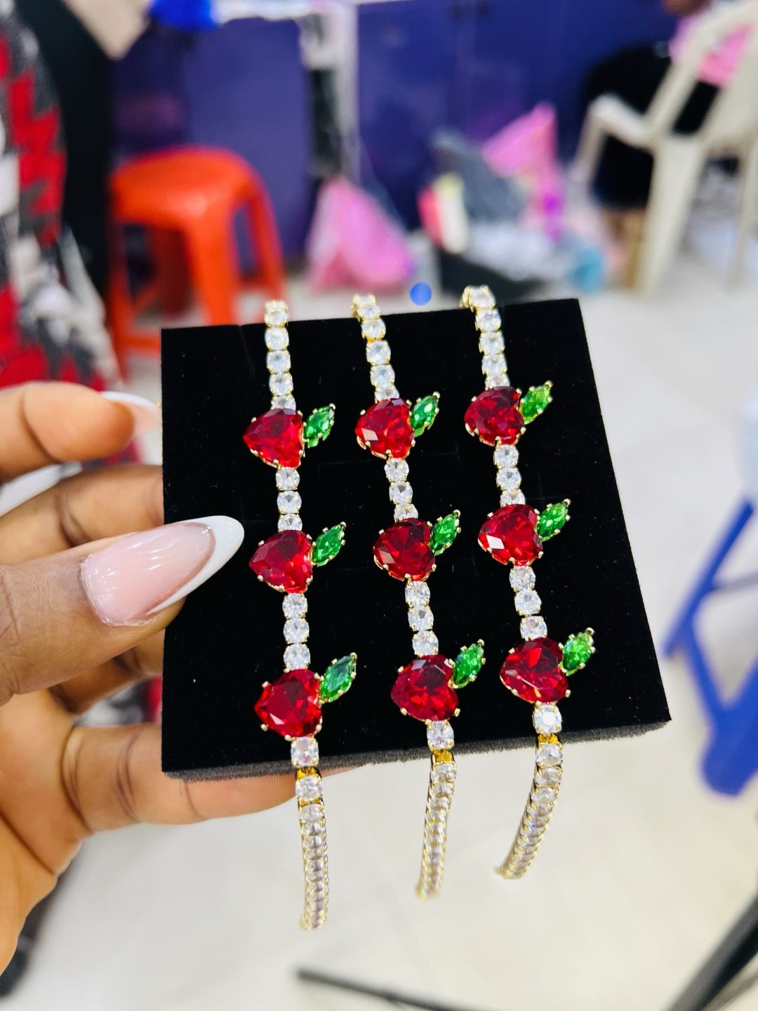 Cherry tennis bracelet - Image 4