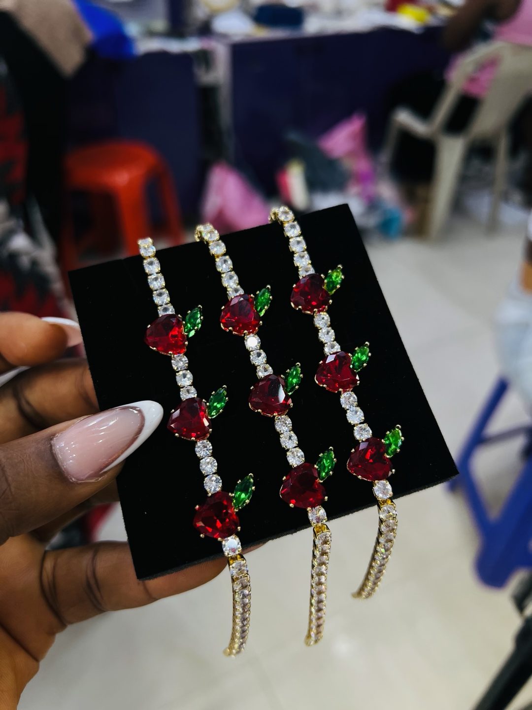 Cherry tennis bracelet - Image 7