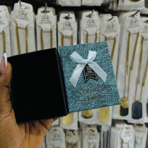 Engraved necklace box