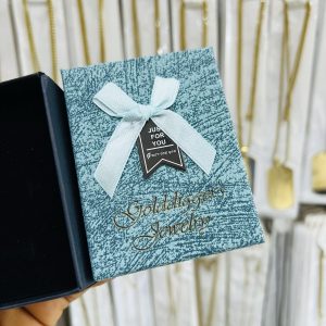 Engraved necklace box