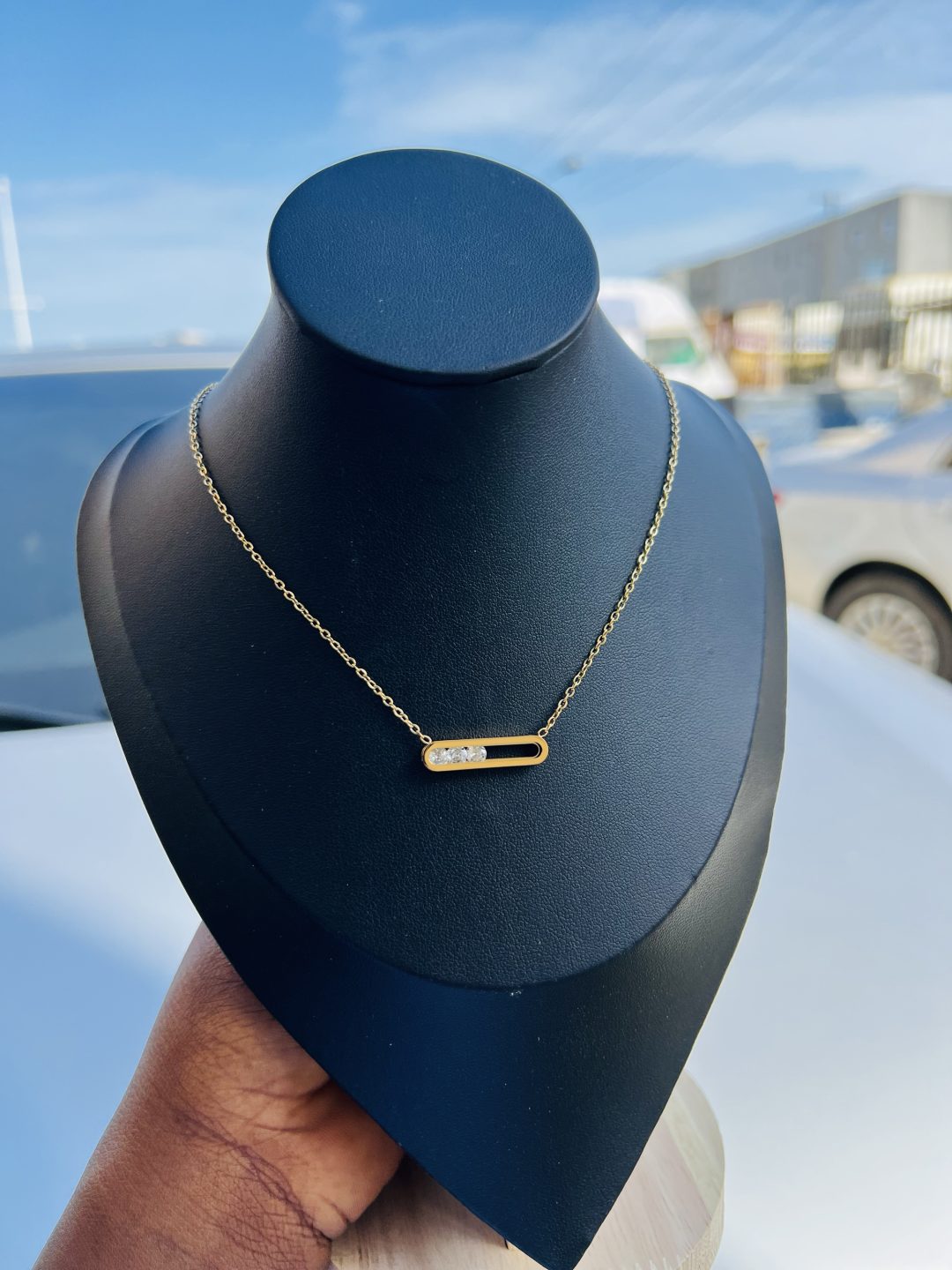 Titanium steel necklace 017 - Image 2