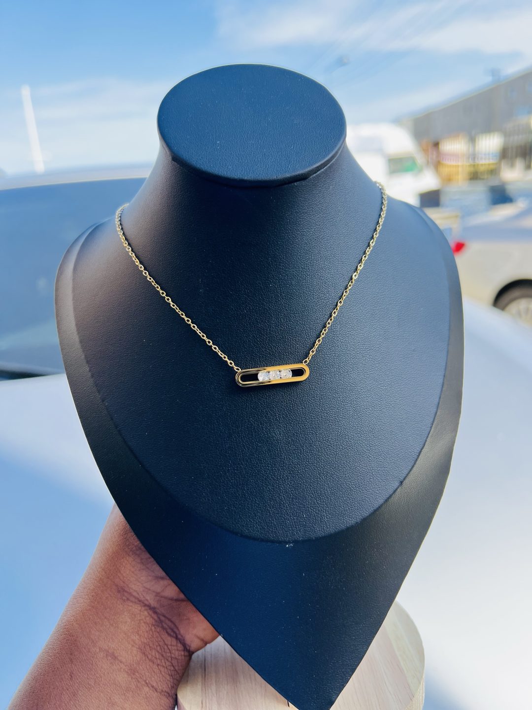 Titanium steel necklace 017 - Image 3
