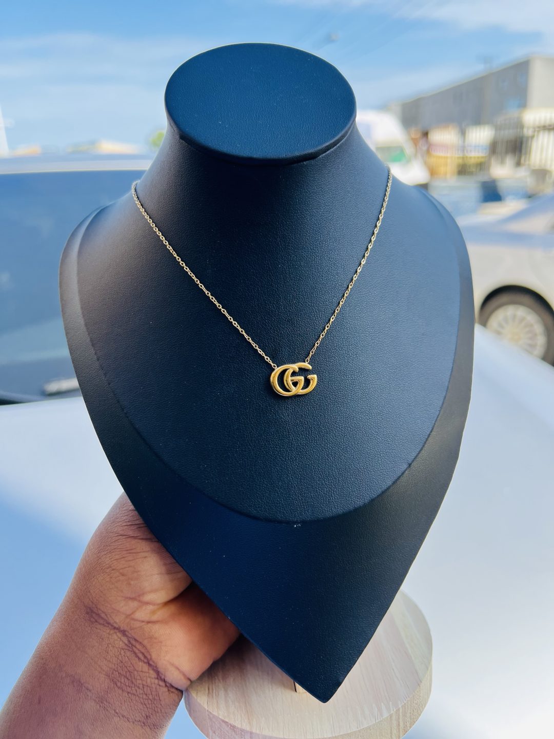 Titanium steel necklace 011