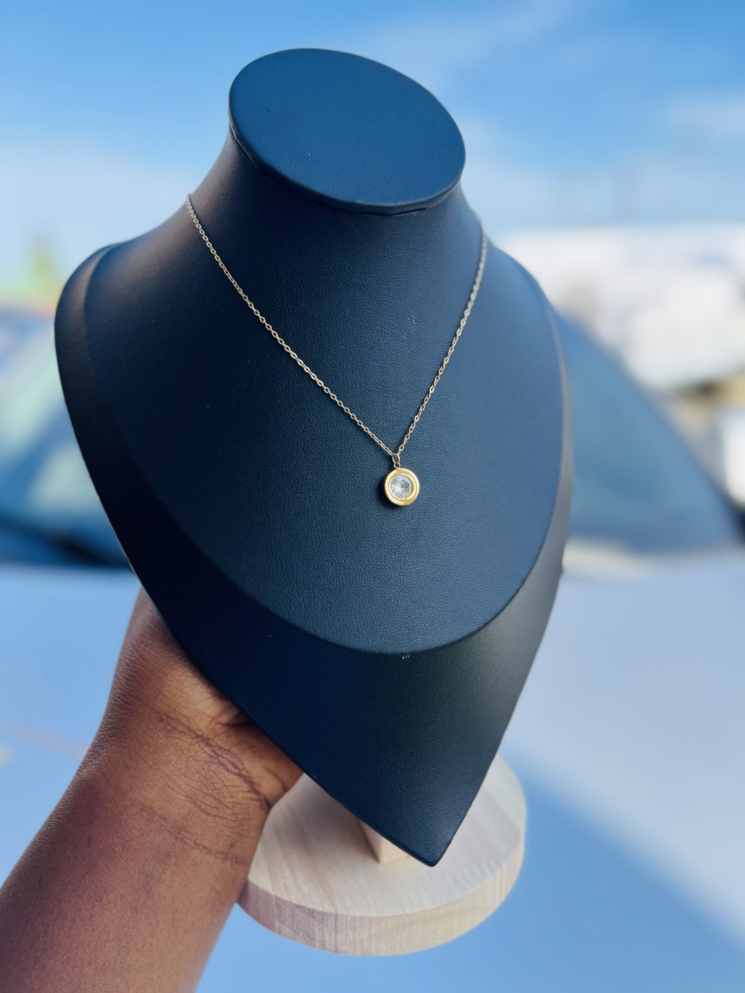 Titanium steel necklace 008 - Image 2