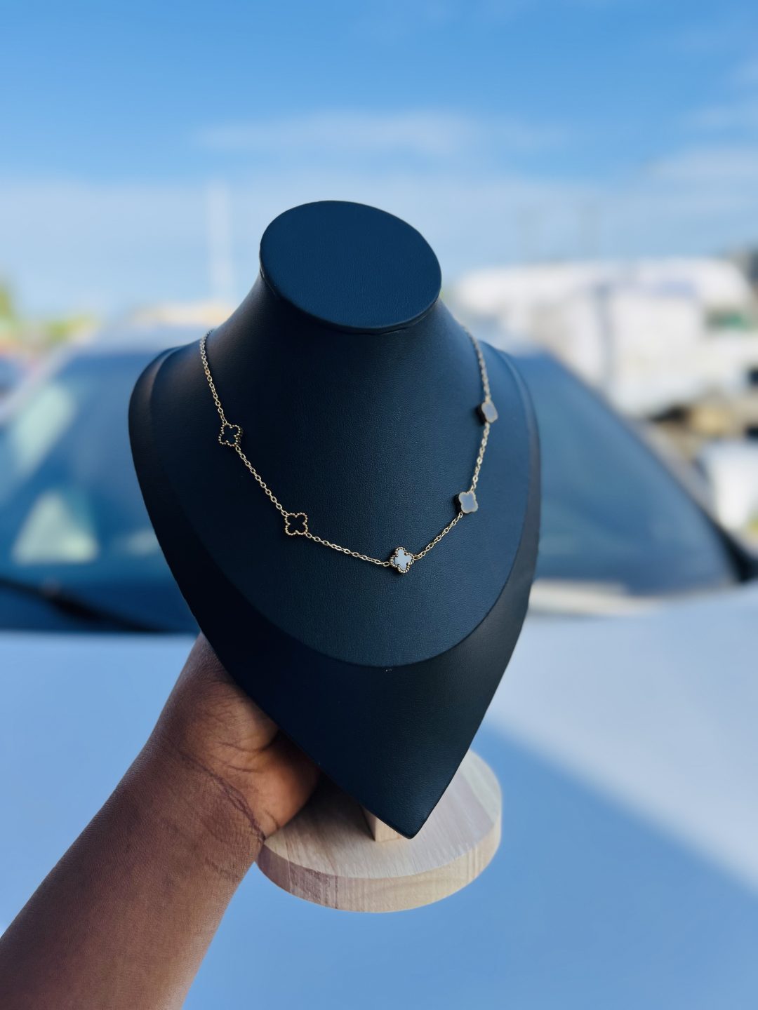 V.C.A titanium steel necklace 005