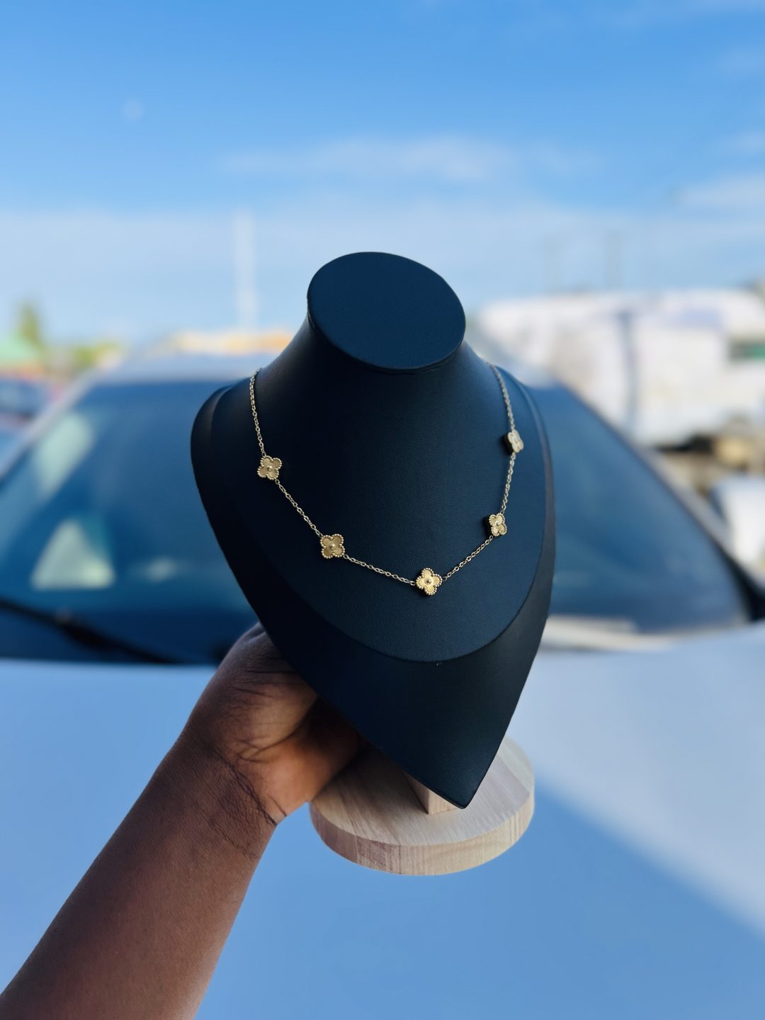 V.C.A titanium steel necklace 004