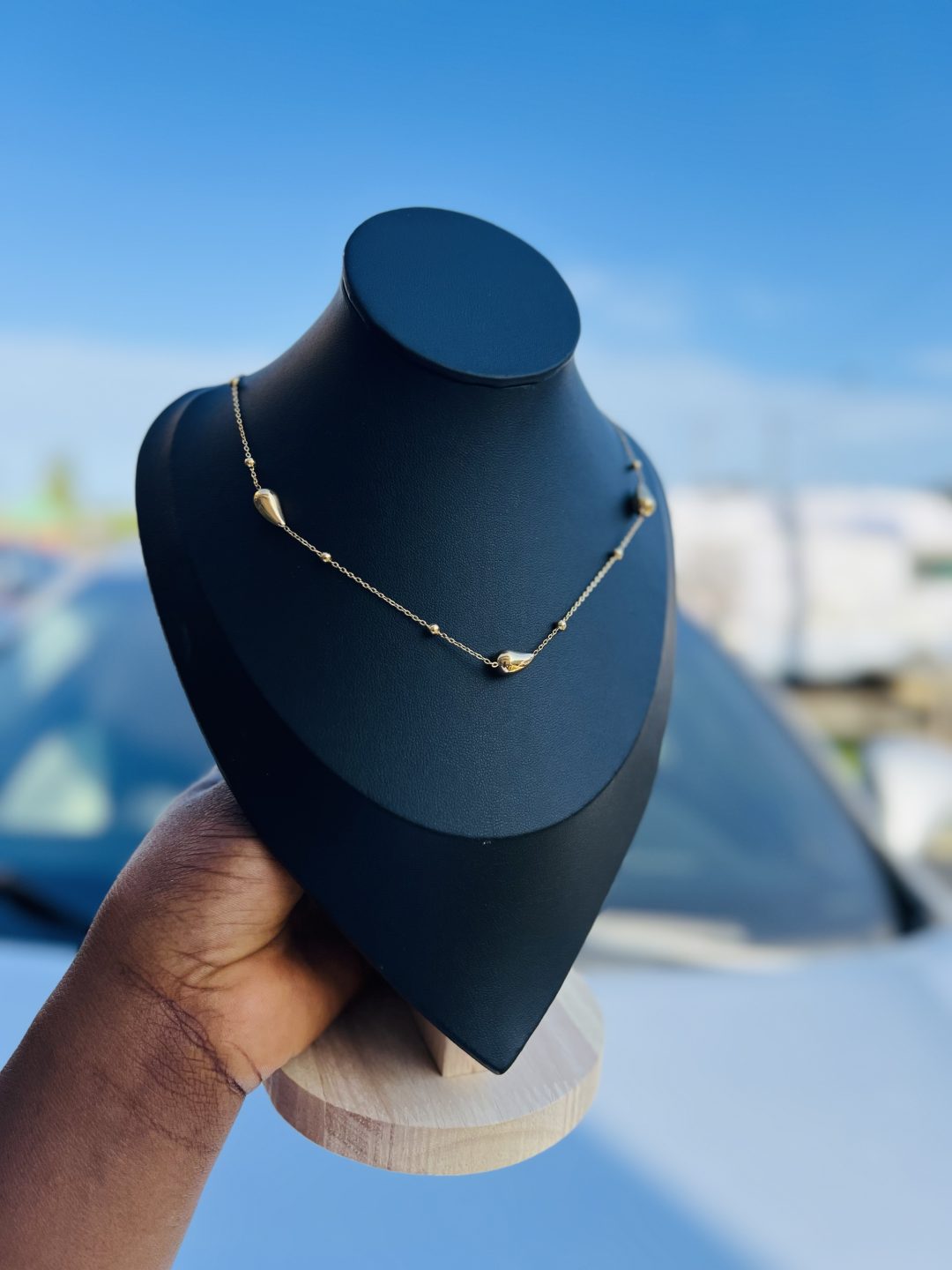 Titanium steel necklace 001