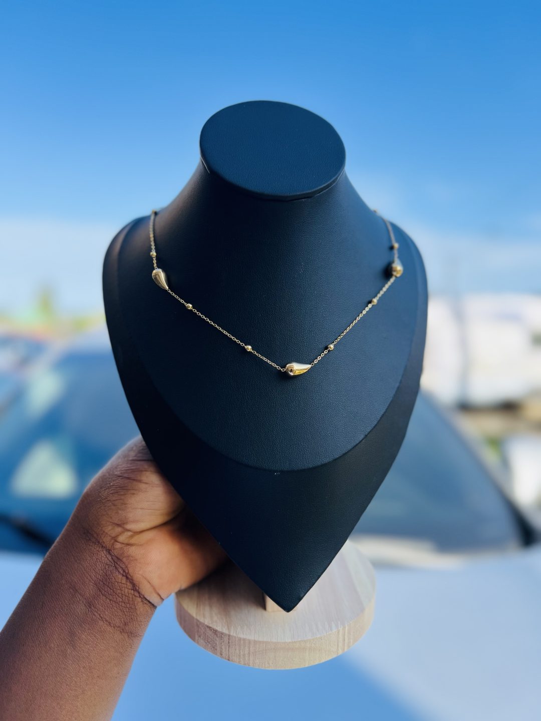 Titanium steel necklace 001 - Image 3