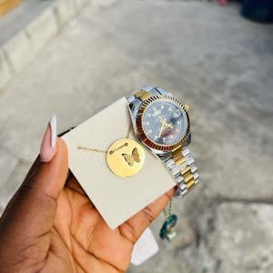 Engraved butter watch combo no box!