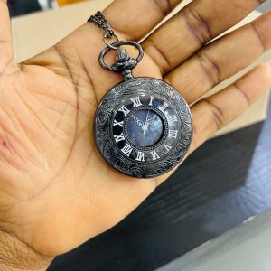 Engraved pocket watch