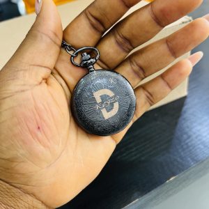 Engraved pocket watch