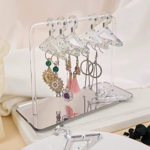 8 hangers mini earring stand