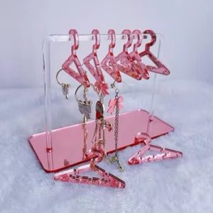 8 hangers mini earring stand