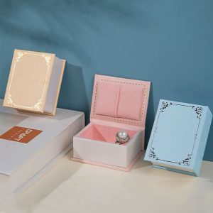 A dozen of blue necklace booklet box