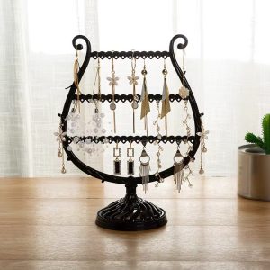 Roman plastic earring stand