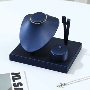 Black Leather set display mannequin