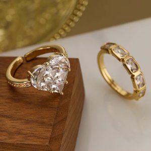 Gold Cross patterned ring