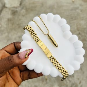 Simple gold male combo no box!