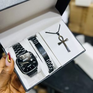 Black male steel set no box