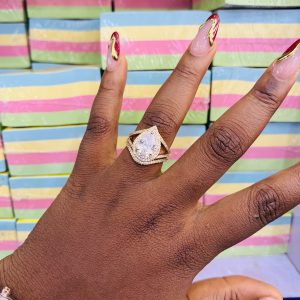 Almond Wedding Ring size 10