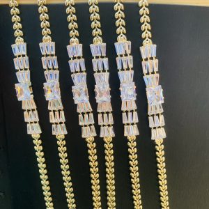 Half stone bracelet 005