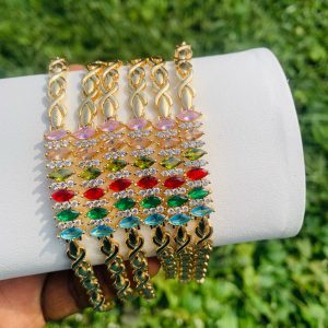 Half stone bracelet 007